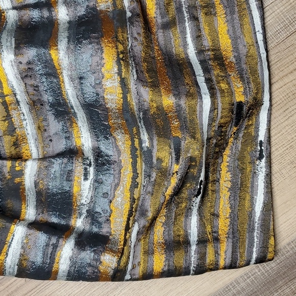 Lafayette 148 New York Gold and Gray Mini Skirt - Picture 4 of 12